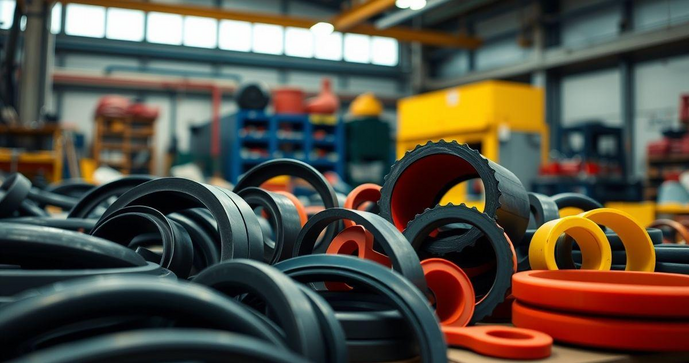 Pe&ccedil;as de borracha sob encomenda como solu&ccedil;&atilde;o personalizada para ind&uacute;stria