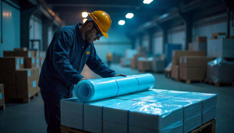 Filme stretch colorido e suas aplicações versáteis na embalagem